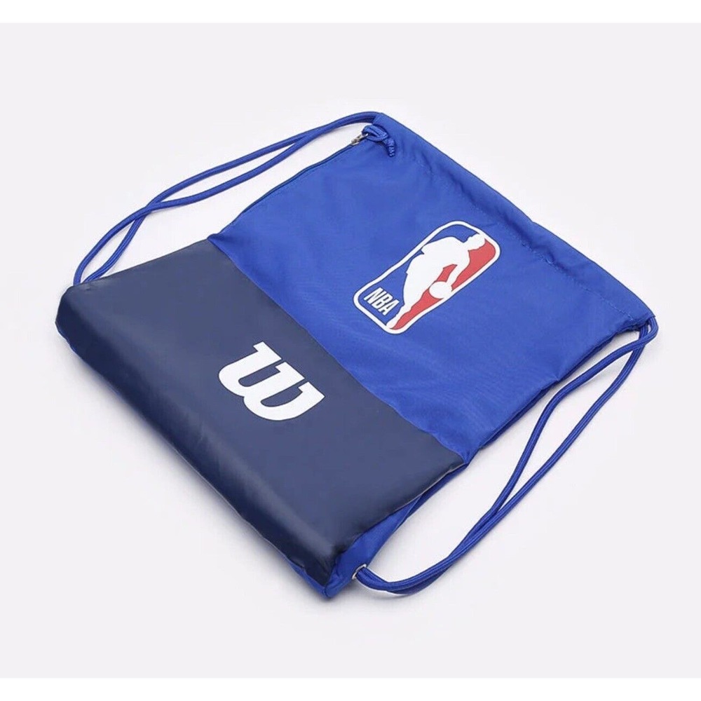 Wilson NBA Drv Basketball Bag Backpack Sack Royal Blue NEW